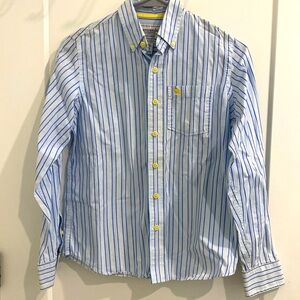 Abercrombie & Fitch 💯% Cotton, Striped Button Up Oxford Shirt |Size M